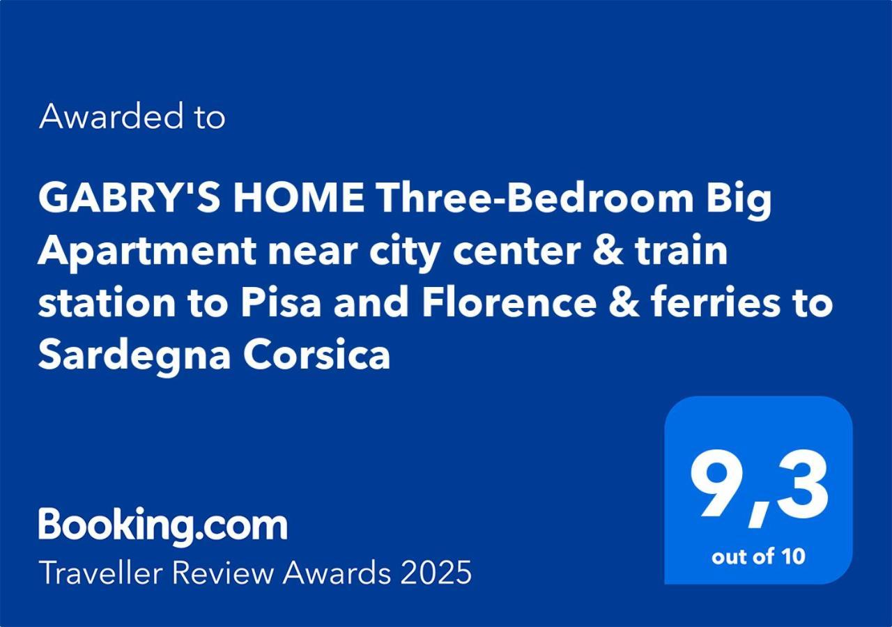 Gabry'S Home Three-Bedroom Big Apartment Near City Center & Train Station To Pisa And Florence & Ferries To Sardegna Corsica Livorno Zewnętrze zdjęcie